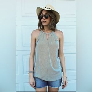 Pixley Georgio Braided neckline halter by Stitch Fix | Size M